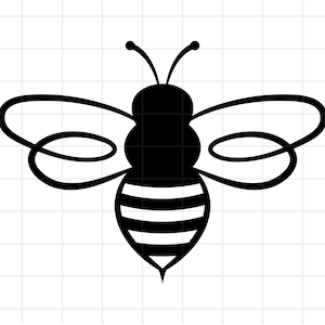 Bee SVG Cut File, Honey Bee, Cutting File for Cricut