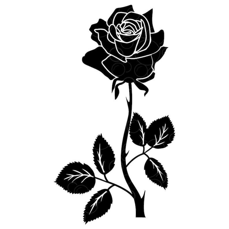 Download Set of three cute Roses SVG Rose SVG Rose cut file Rosebud | Etsy