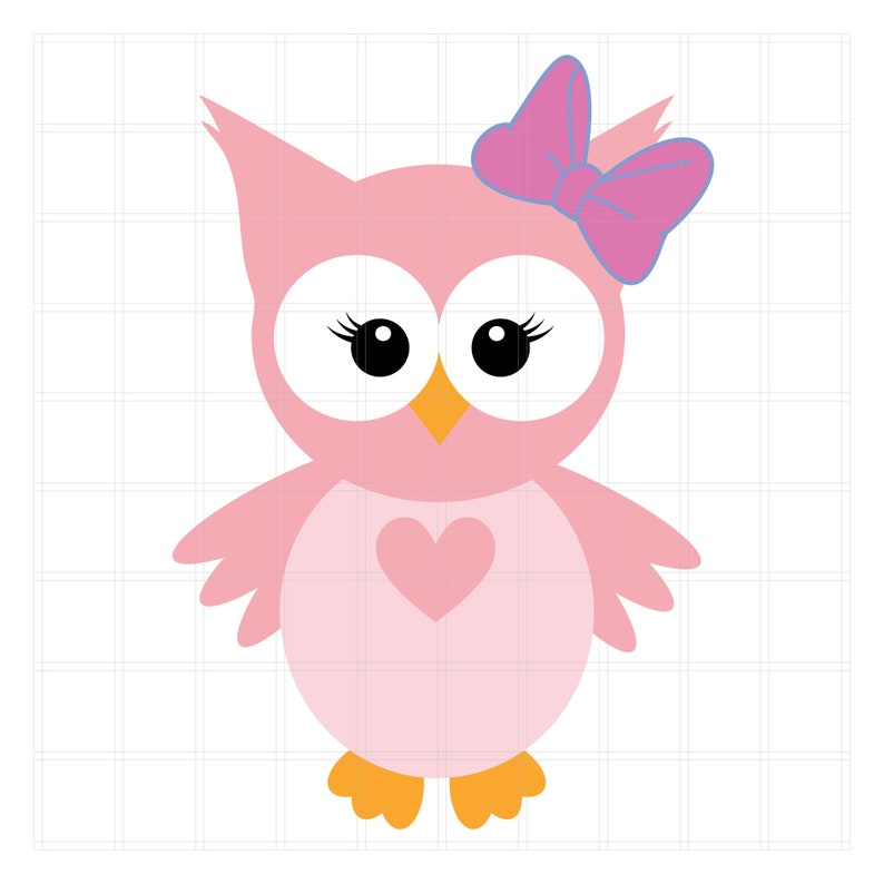 Download Cute Owl SVG Owl cricut Owl with glasses Baby Owl girl svg ...