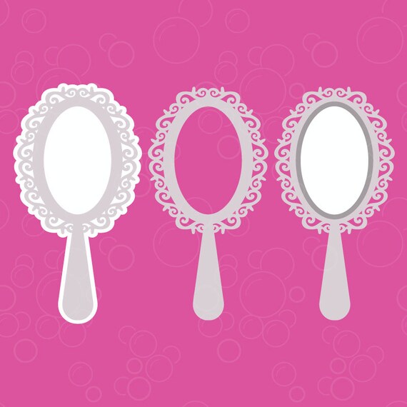Three Variants of Cute Mirror for Wedding Invitations SVG and | Etsy