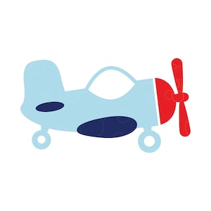 Cute colored Airplane SVG, Plane SVG, Flying PNG, Kids Design, Child Room Vinyl Decor, svg, png, Silhouette, Cut file