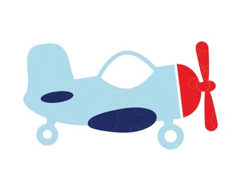 Cute colored Airplane SVG, Plane SVG, Flying PNG, Kids Design, Child Room Vinyl Decor, svg, png, Silhouette, Cut file