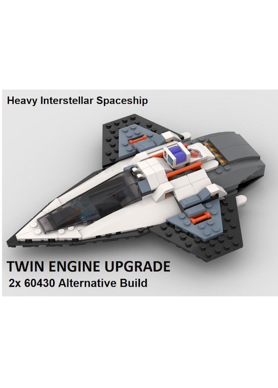 LEGO 60430 Alternate Build Spaceship MOC | 2x 60430 Custom
