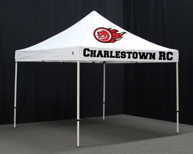 Custom Printed 10 X 10 Replacement Tent Cover 300D With Full Etsy