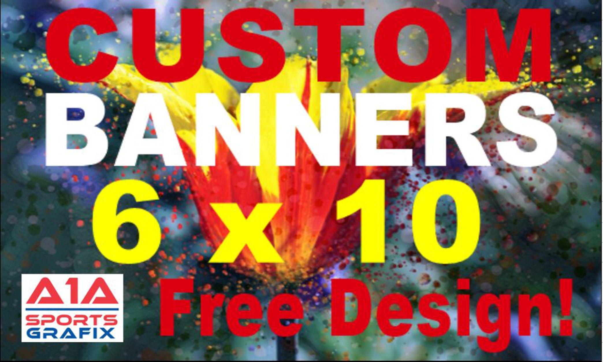 Transparent 10 Inch Banner Custom Vinyl Banner 10ft X 6ft Full Color Custom Printed Banner Full ...