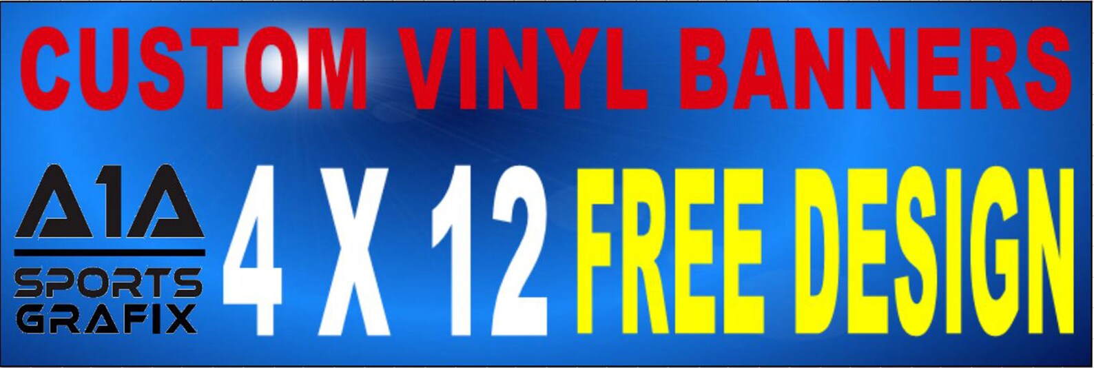 Custom Vinyl Banner 12ft X 4ft Full Color Custom Printed - Etsy
