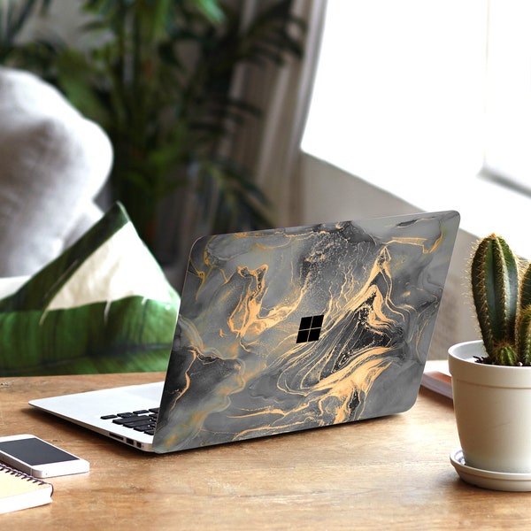 Marble Laptop Case Etsy