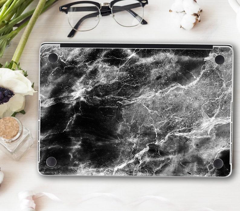 Black Marble Skins Macbook Air 11 Pro 15 Retina 2019 Pattern Decal Macbook 12 Air 13 A1932 White Divorce Skins Macbook Pro 13 Touch Bar