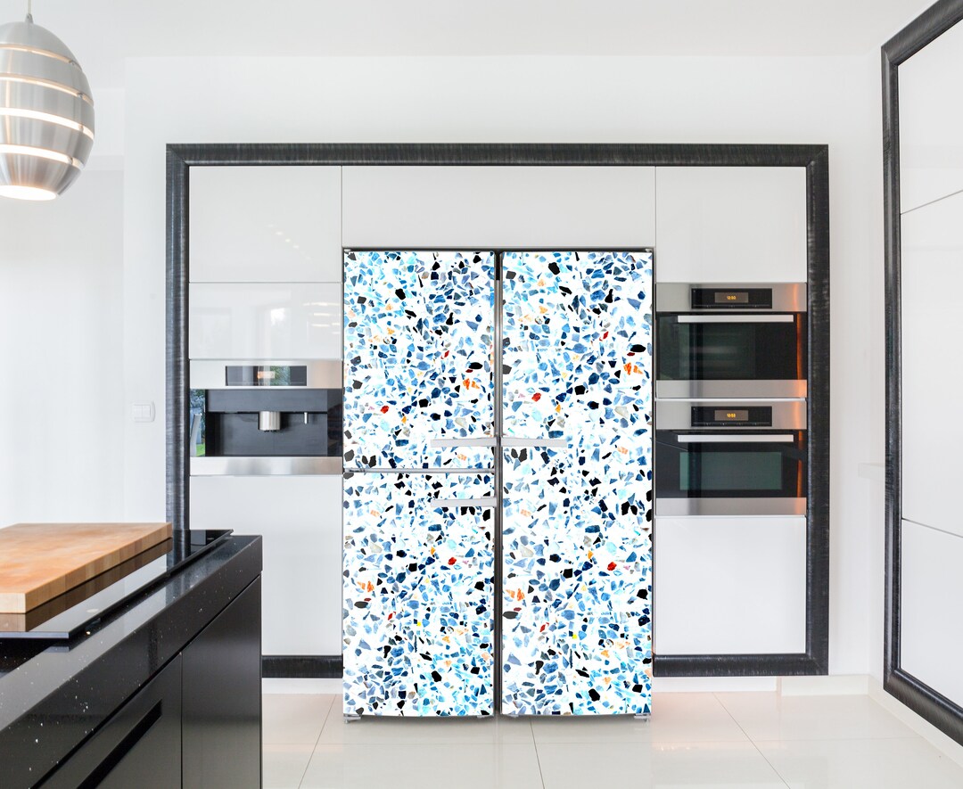 Light Abstract Pattern Fridge Skins Wraps Fragments - Etsy