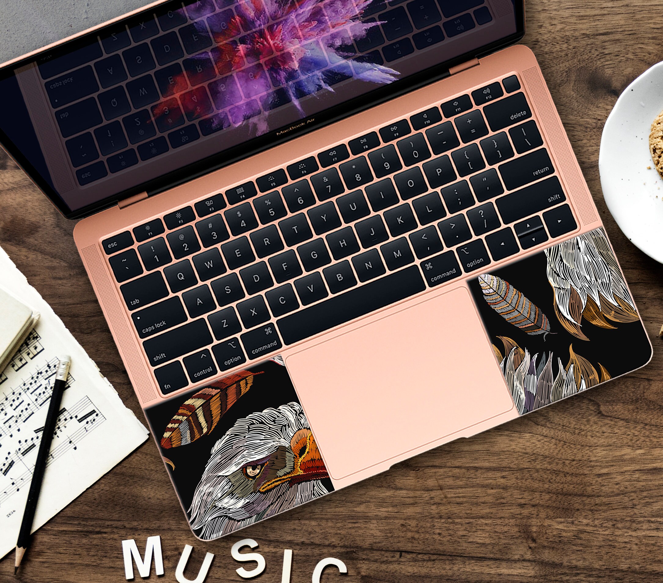 Eagle Laptop Skins Acer Lenovo Chromebook Macbook Skins Falcon Etsy