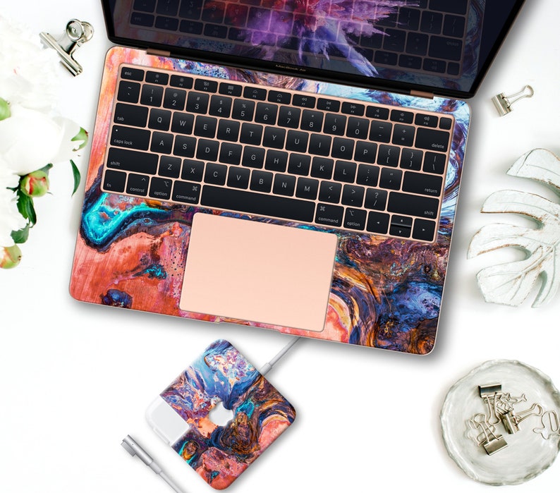 Colored Marble Skins Pro 16 Macbook Air 11 Pro 15 Retina 2019 Pattern Decal Stickers Macbook 12 Air 13 2020 Vinyl Macbook Pro 13 Touch Bar