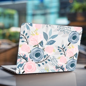 Watercolor Flowers Laptop Skins Pattern Notebook Vinyl Stickers Decal Dell Hp Lenovo Asus Chromebook Acer Laptop Decal Cover Skin Any Laptop