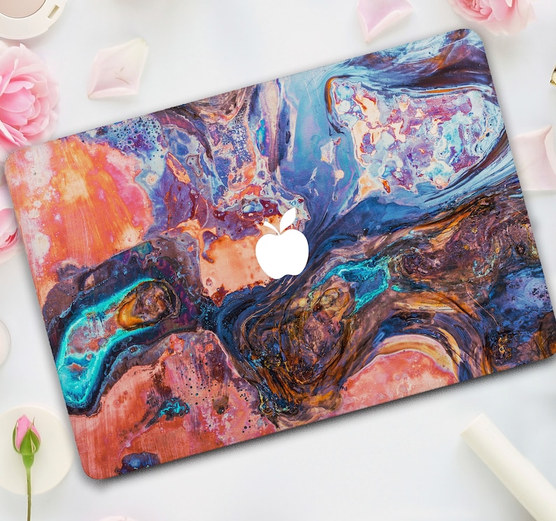 Colored Marble Skins Pro 16 Macbook Air 11 Pro 15 Retina 2019 Pattern Decal Stickers Macbook 12 Air 13 2020 Vinyl Macbook Pro 13 Touch Bar