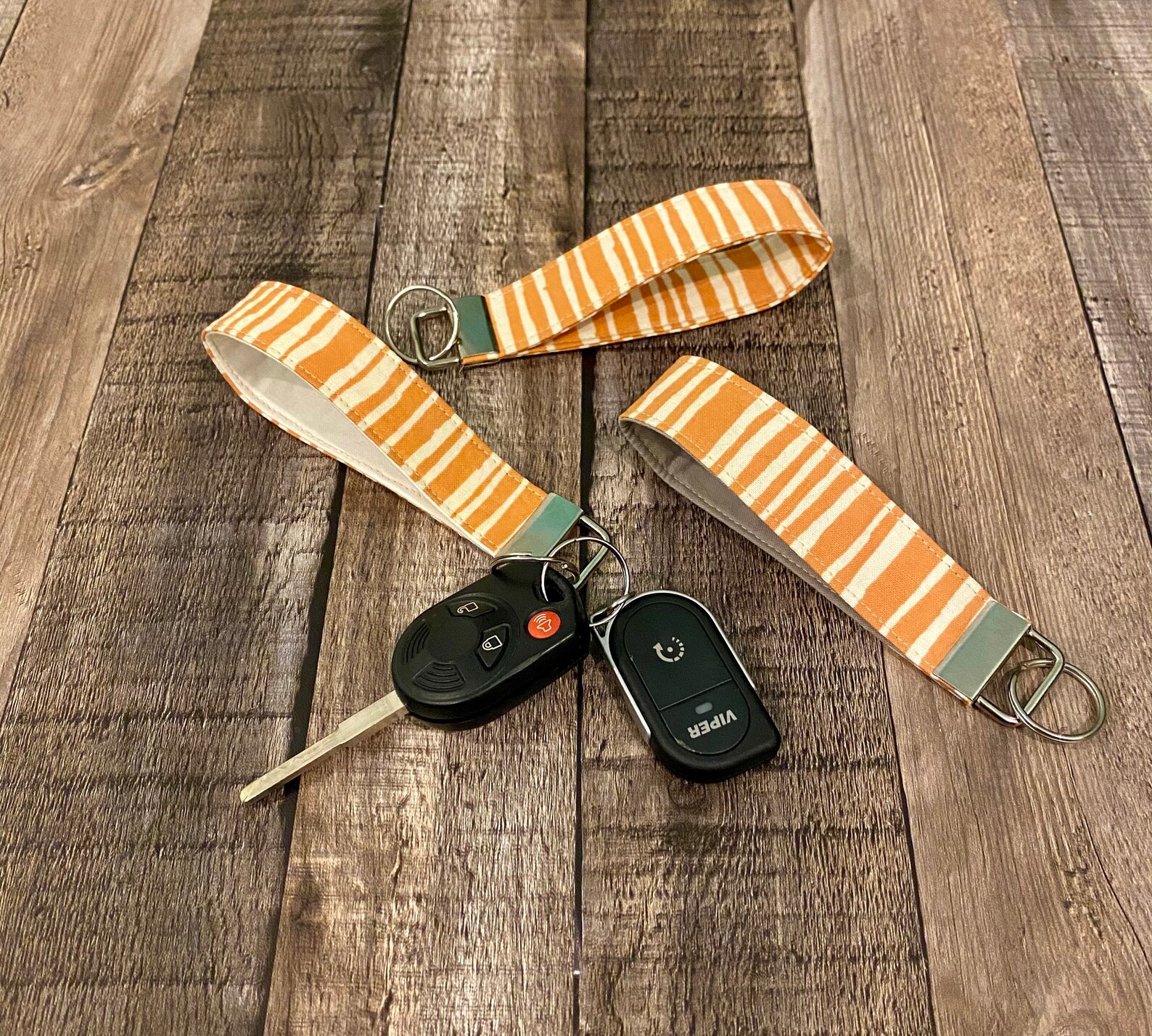 Key Chain Fob Fabric Key Chain Fob Key Chain Wristlet Key Etsy