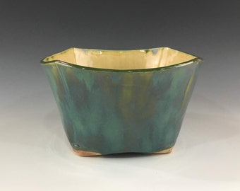 Handmade Ceramic Nesting Bowl, Large -  Unique Handbuilt Pottery Bowl - Serving Bowl - Gift for any Occasion