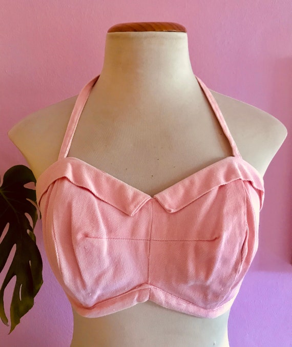 1950s pink Sun Top by Catalina
