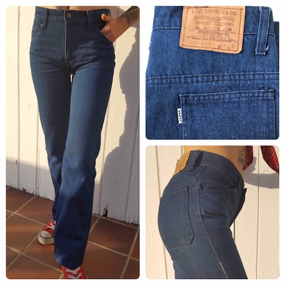 1970s levi’s big “E” bootcut jeans size 27