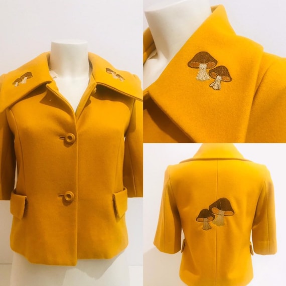 Vintage Anthropologie/ Tulle Gold Jacket/Size Smal