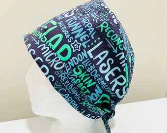 Green Pixie Scrub Hat - Etsy