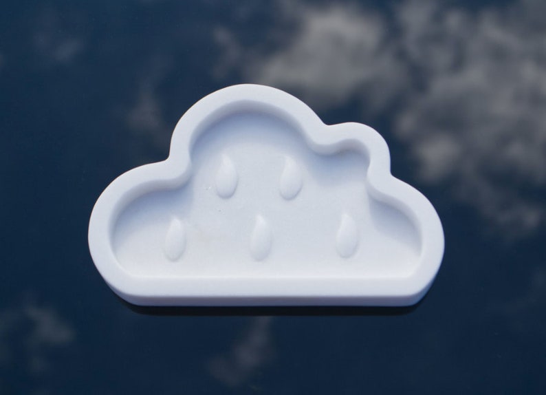real marble soap dish gift for teens girl minimal cloud shape decor playful sculptural design catchall Marble jewelry tray trinket dish