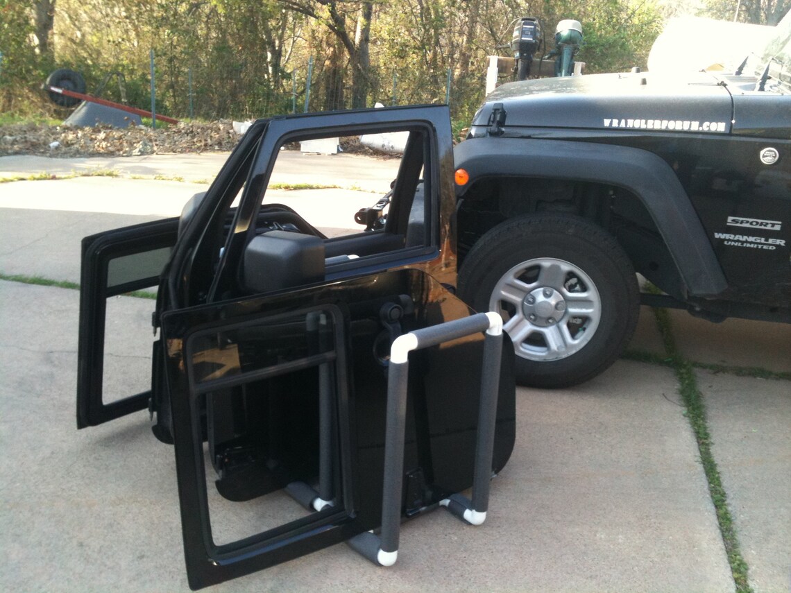 Jeep Door Holder Storage Rack Wrangler/gladiator Compatible Etsy