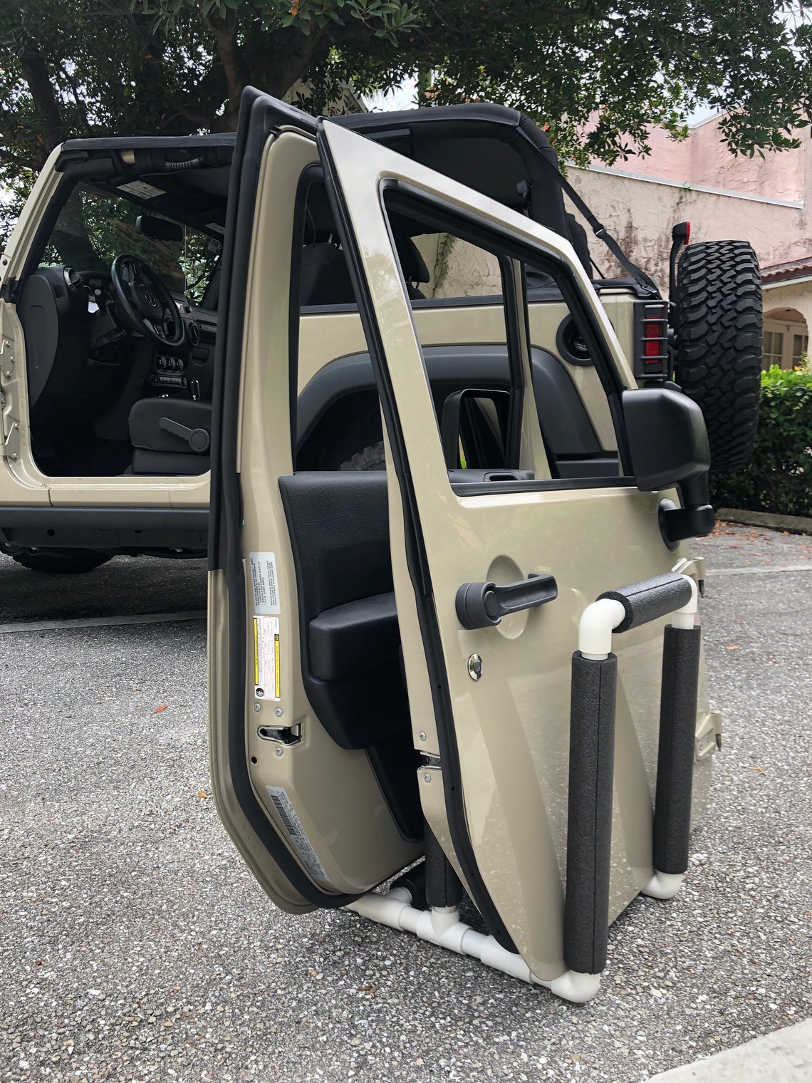 Jeep Door Holder Storage Rack Wrangler/gladiator Compatible Etsy