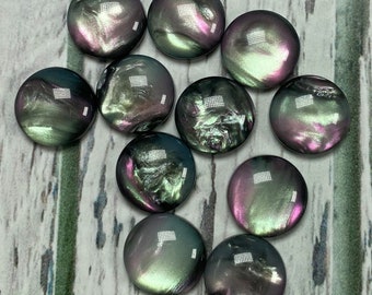 Marbled Cabochon 12mm (10 pieces)