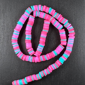 Heishi Beads , African beads 6 mm