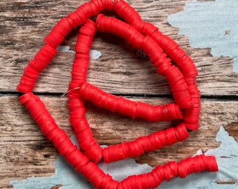 Heishi Beads, afrikanische Perlen 6 mm