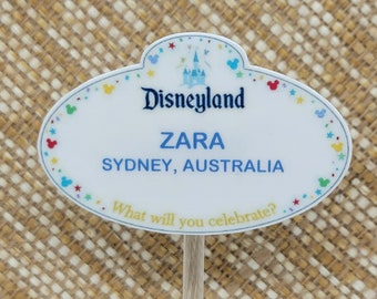 Disney Park Inspired Cast Member Name Badge