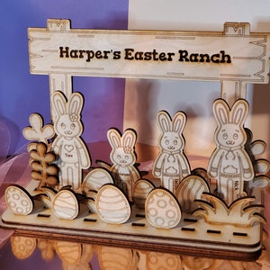 Paint Your Own:  Easter Bunny Ranch