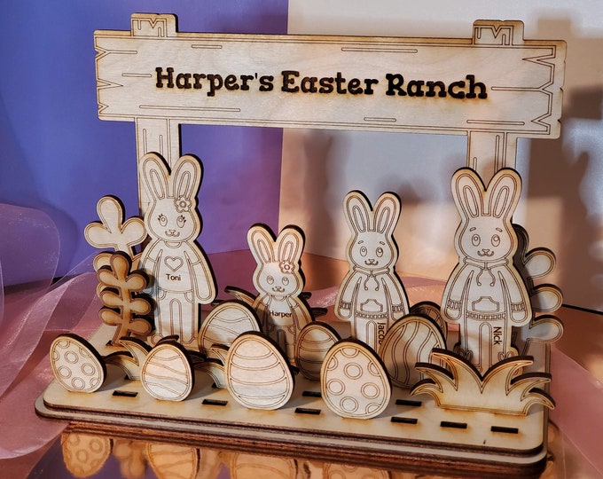 Paint Your Own:  Easter Bunny Ranch