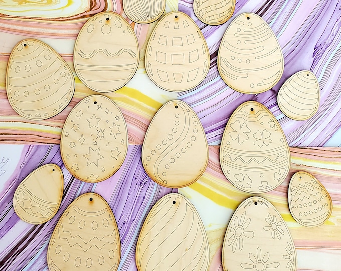 Paint Your Own:  Easter Ornaments