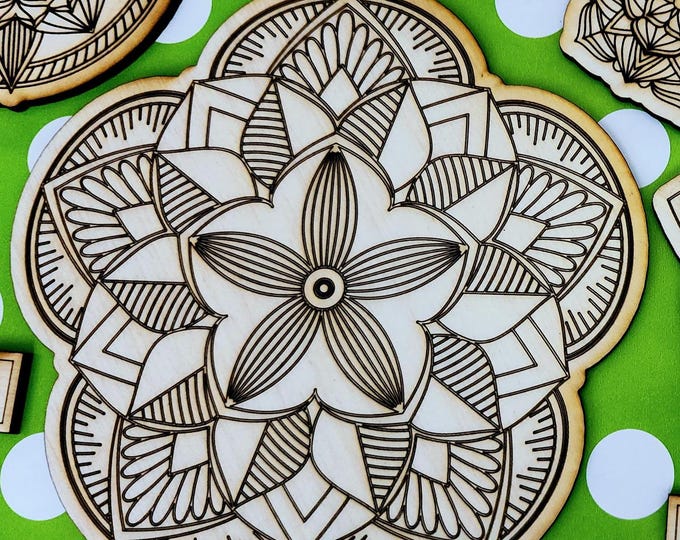 Paint Your Own:  More Mandalas - The Polygons