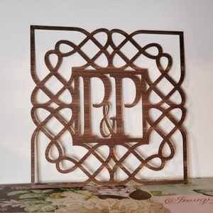 Decor:  Celtic Monogram Frame