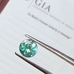 Brazilian Alexandrite Gemstone, Genuine Natural Alexandrite, 4.4mm Brazilian Alexandrite, Color Change Alexandrite, 0.49 cts Alexandrite Gem