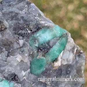 Emerald Decorator Specimen, Green Emerald Crystal, Decorator Green Beryl, Genuine Emerald Stone, May Gem, Natural Green Beryl Specimen