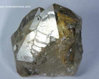 Petite Elestial Quartz Crystal, Jacare Crystal, Natural Quartz Specimen, Genuine Elestial Mineral Specimen, Terminated Skeletal Quartz