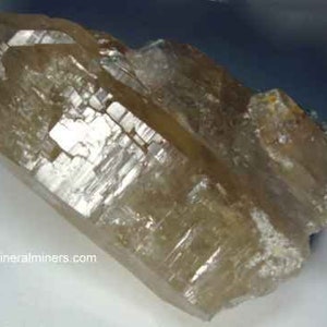 Natural Color Citrine Rough - photo was taken inside under fluorescent lights.