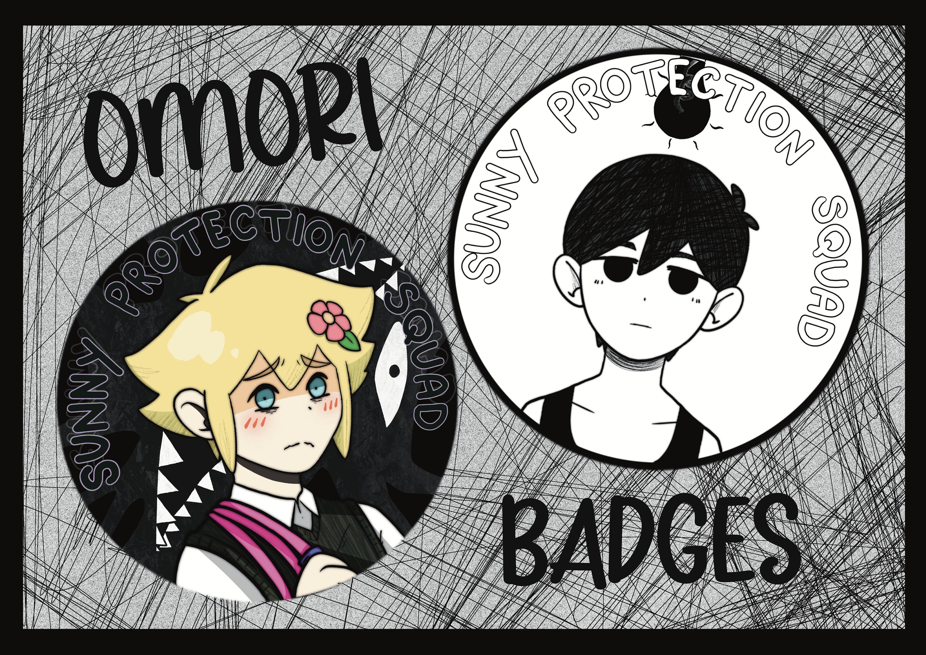 Omori Sprite Badges