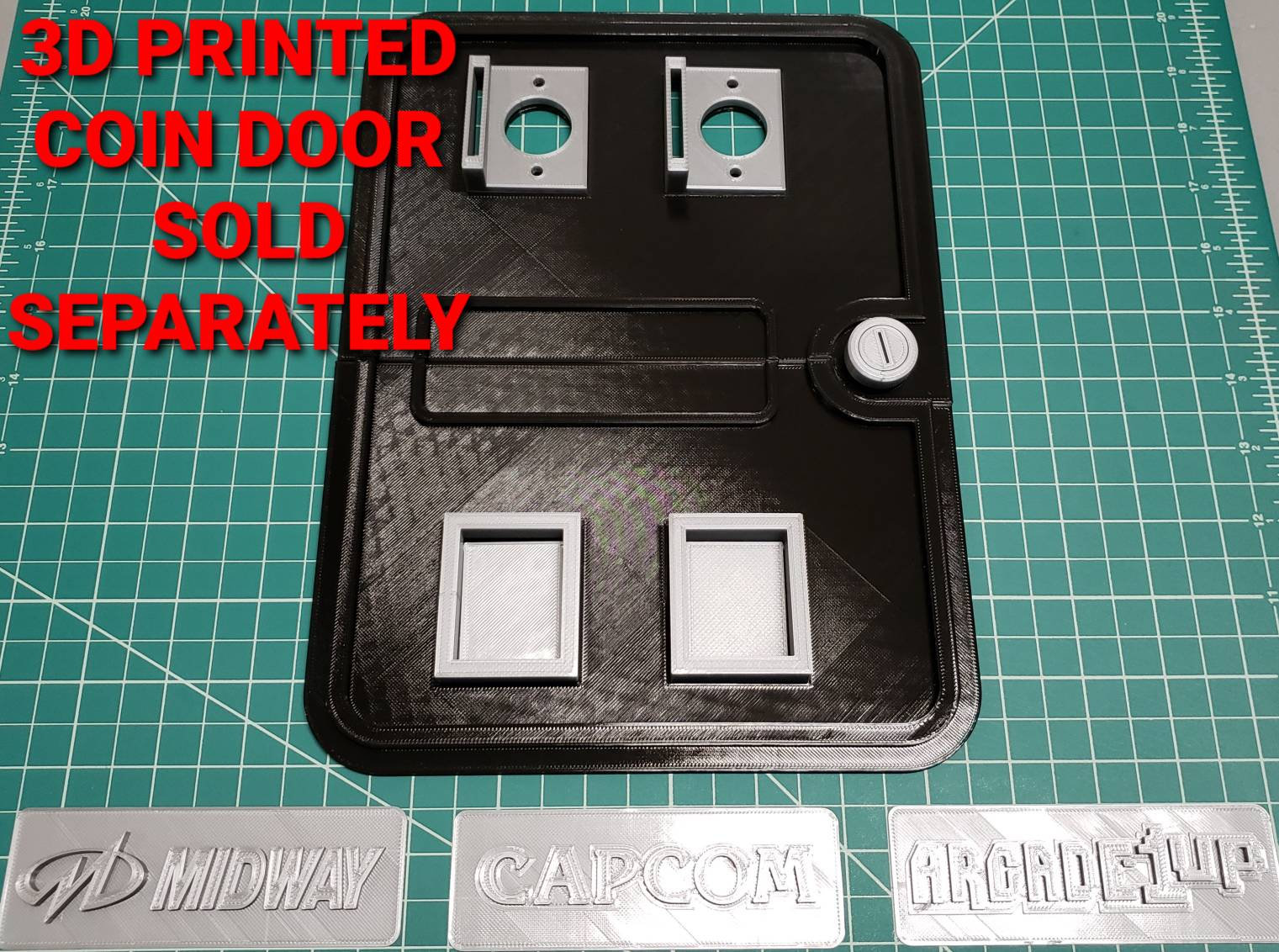 2 Custom Arcade LED Coin/credit Buttons With Custom USB Power Cord and ...