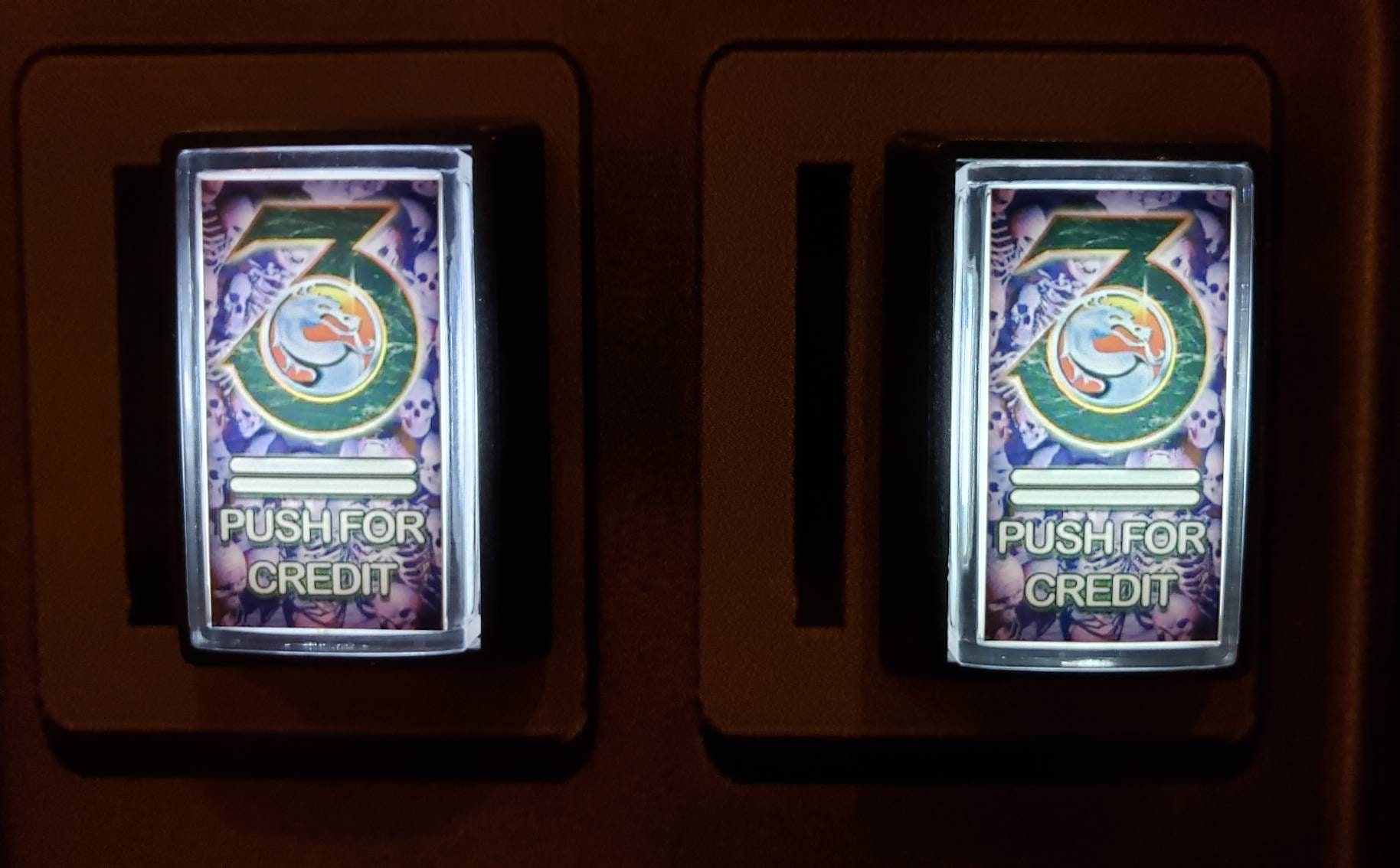 2 Custom Arcade1up LED Coin/credit Buttons With Custom USB - Etsy
