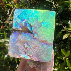 Flame Aura Fluorite, Cubic Aura Fluorite, Rainbow Aura Fluorite,Purple + Green Fluorite, Fluorite Crystal Cluster,A Grade Fluorite Specimen