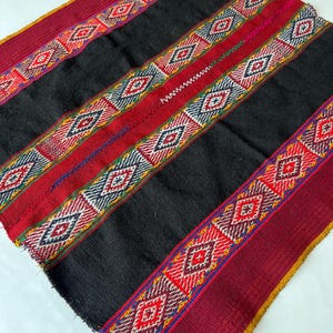 Q’ero Vintage Mestana Tapestry,Handwoven Andean Alpaca Wool Textile,Despacho Mesa,Ritual Altar Cloth,Shamanic Décor,Plant Medicine,Peru Art