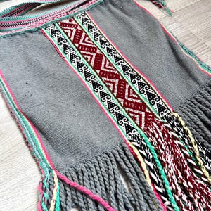 Shamanic Andean Handwoven Medicine Bag, Q’ero Chuspa Coca Bag,Unisex Cross Body Bag,Over Shoulder Purse,Handmade Plant Medicine Bag,Book Bag