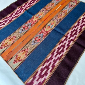 Q’ero Mestana Tapestry, Handwoven Andean Alpaca + Sheep Wool Textile,Despacho Mesa,Ritual Altar Cloth,Shamanic Décor,Plant Medicine,Peru Art