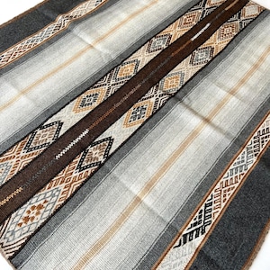 Q’ero Mestana Tapestry, Handwoven Andean Alpaca + Sheep Wool Textile,Despacho Mesa,Ritual Altar Cloth,Shamanic Décor,Plant Medicine,Peru Art
