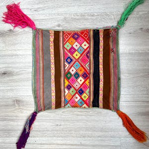 Andean Mestana Large Tapestry, Handwoven Q&#39;ero Textile,Despacho Mesa, Ritual Altar Cloth, Shamanic Décor, Plant Medicine Manta, Peruvian Art