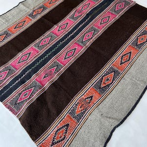 Q’ero Vintage Mestana Tapestry,Handwoven Andean Alpaca Wool Textile,Despacho Mesa,Ritual Altar Cloth,Shamanic Décor,Plant Medicine,Peru Art