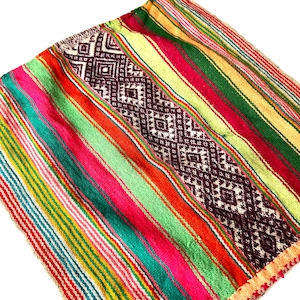Andean Mestana Large Tapestry, Handwoven Q&#39;ero Textile,Despacho Mesa, Ritual Altar Cloth, Shamanic Décor, Plant Medicine Manta, Peruvian Art